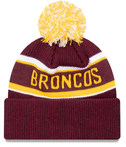 Brisbane Broncos NRL New Era Cuff Beanie