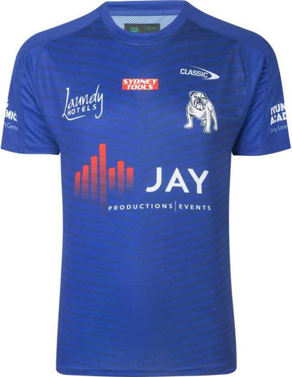 Canterbury Bulldogs NRL Mens Navy Training Shirt