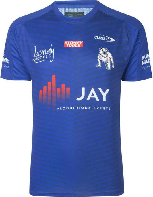 Canterbury Bulldogs NRL Mens Navy Training Shirt