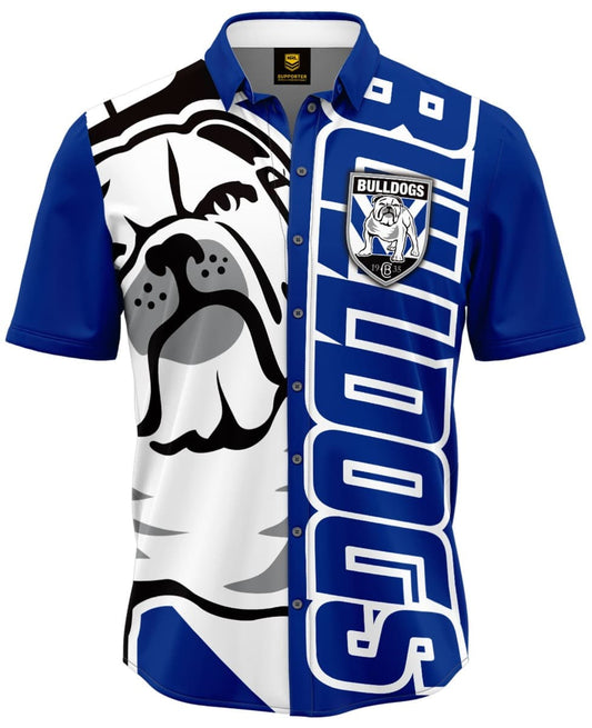 Canterbury Bulldogs NRL Mens Showtime Party Shirt
