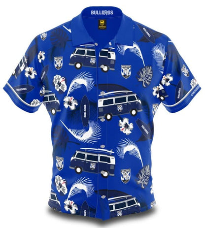 Canterbury Bulldogs NRL Mens Hawaiian Shirt