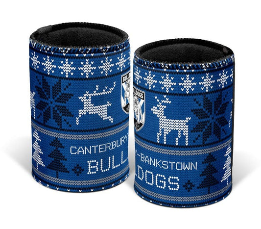 Canterbury Bulldogs NRL Christmas Can Cooler