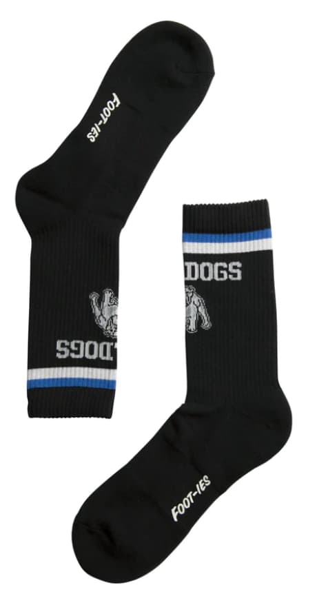 Canterbury Bulldogs NRL Adults Sports Crew 2 Pack Socks