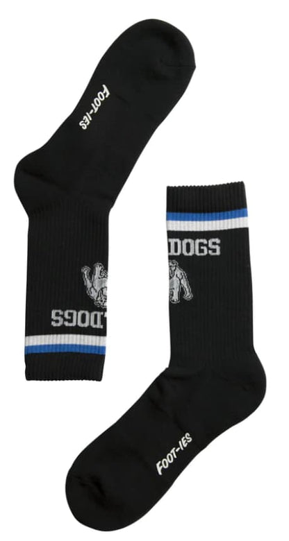 Canterbury Bulldogs NRL Adults Sports Crew 2 Pack Socks