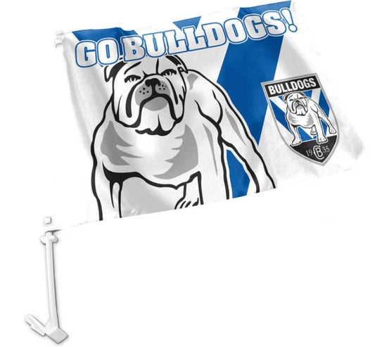 Canterbury Bulldogs NRL Car Flag x 1