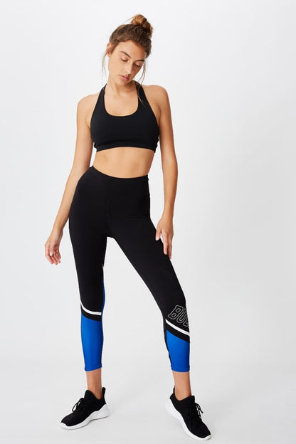 Canterbury Bulldogs NRL Ladies Contrast Tights