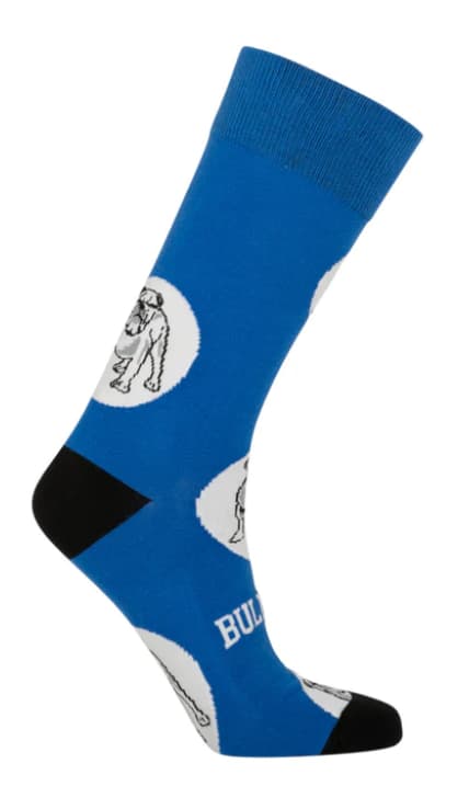 Canterbury Bulldogs NRL Adults Logo Dots Socks