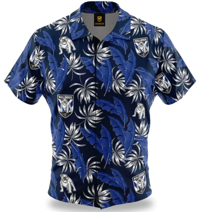 Canterbury Bulldogs NRL Paradise Hawaiian Shirt