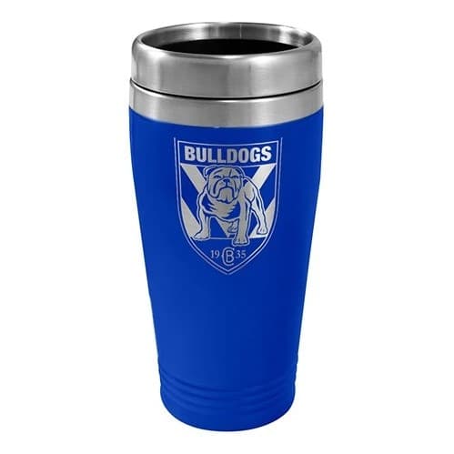 Canterbury Bulldogs NRL 450ml Stainless Steel Travel Mug