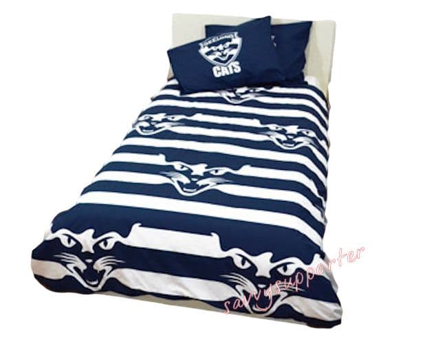 Geelong Cats AFL Single Quilt Cover Set