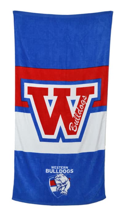 Western Bulldogs Beach Towel