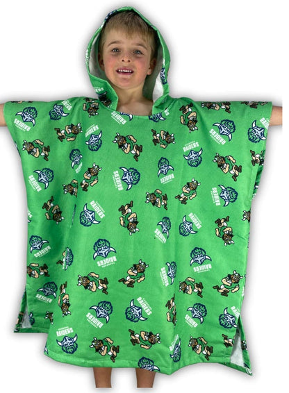 Canberra Raiders NRL Kids Hooded Beach Towel