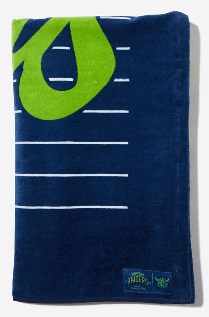 Canberra Raiders NRL Headline Mega Beach Towel 170cm x 90cm