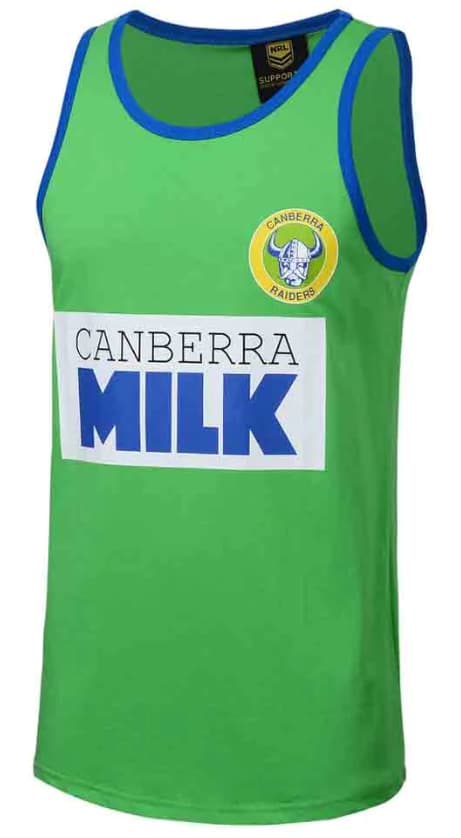 Canberra Raiders NRL Mens Retro Singlet