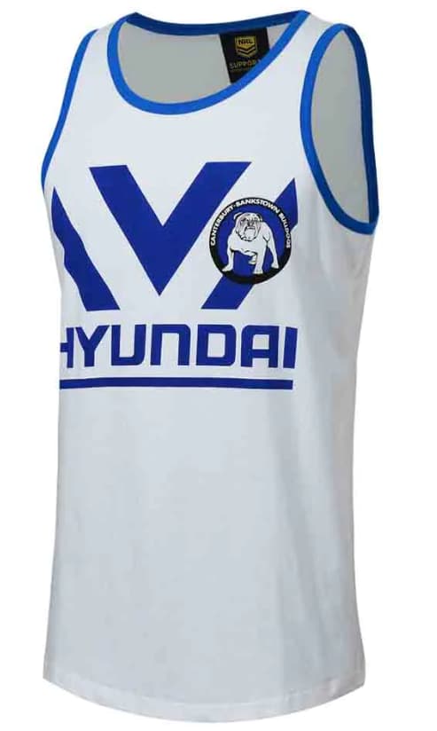 Canterbury Bulldogs NRL Mens Retro Singlet