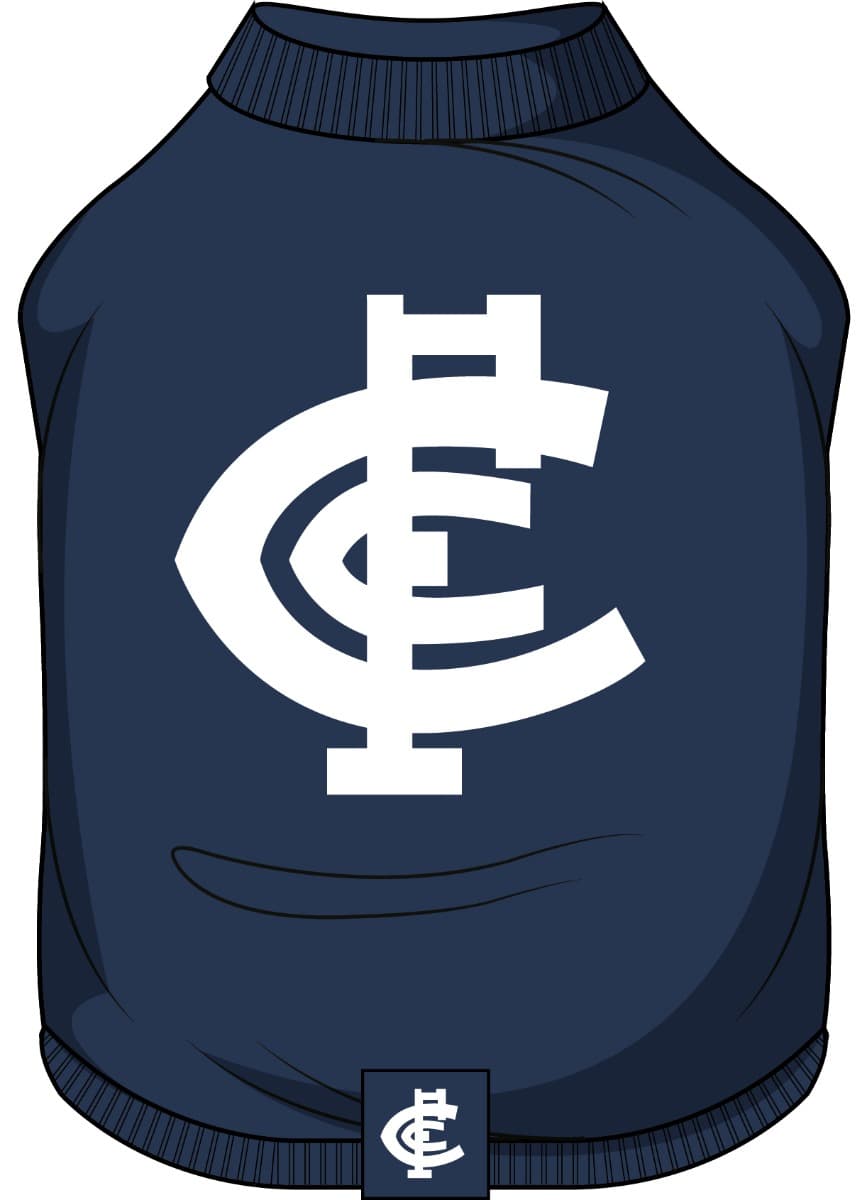 Carlton Blues AFL Dog Coat Jumper Guernsey