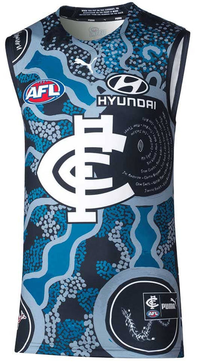 Carlton Blues AFL Kids Indigenous Guernsey