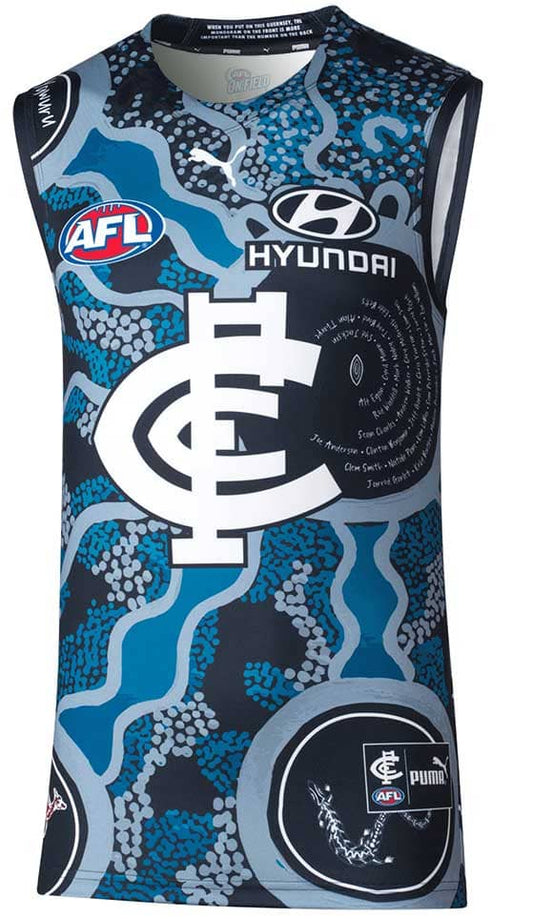 Carlton Blues AFL Kids Indigenous Guernsey