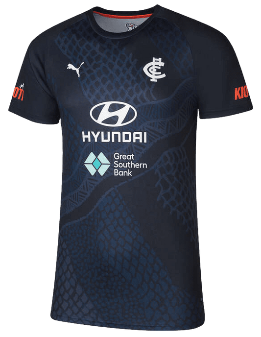 Carlton Blues 2024 AFL Mens Navy Training Shirt