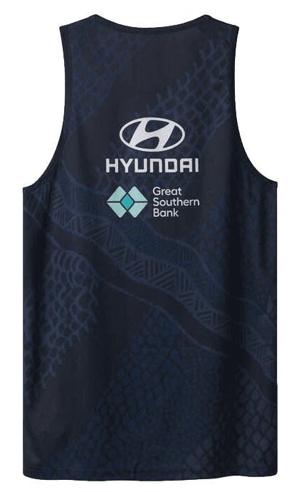 Carlton Blues 2024 AFL Mens Navy Training Singlet