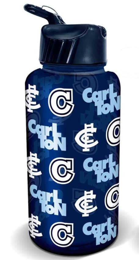 Carlton Blues AFL 1 Litre Flip Drink Bottle
