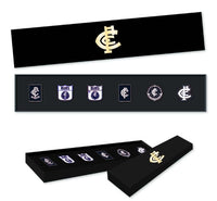 Carlton Blues AFL 6 Pin Logo Set
