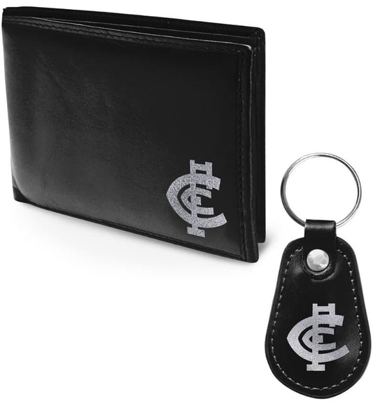 Carlton Blues AFL Wallet and Keyring Gift Set