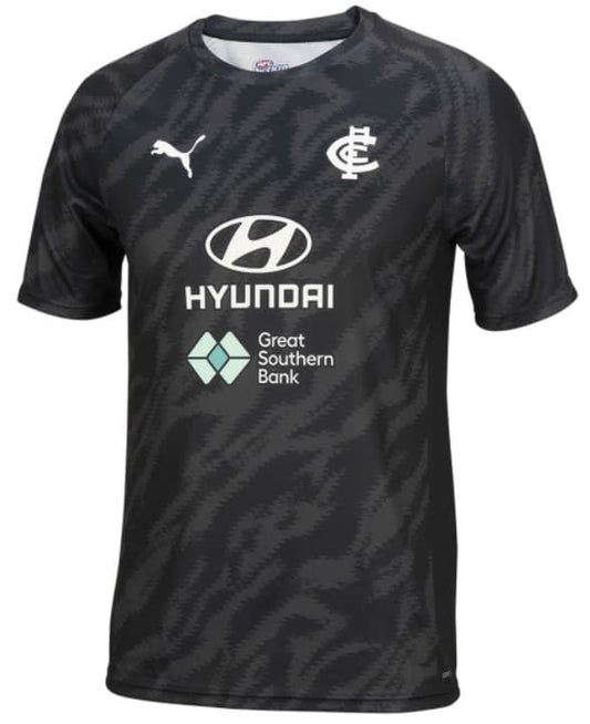 Carlton Blues AFL Mens Navy Training Shirt