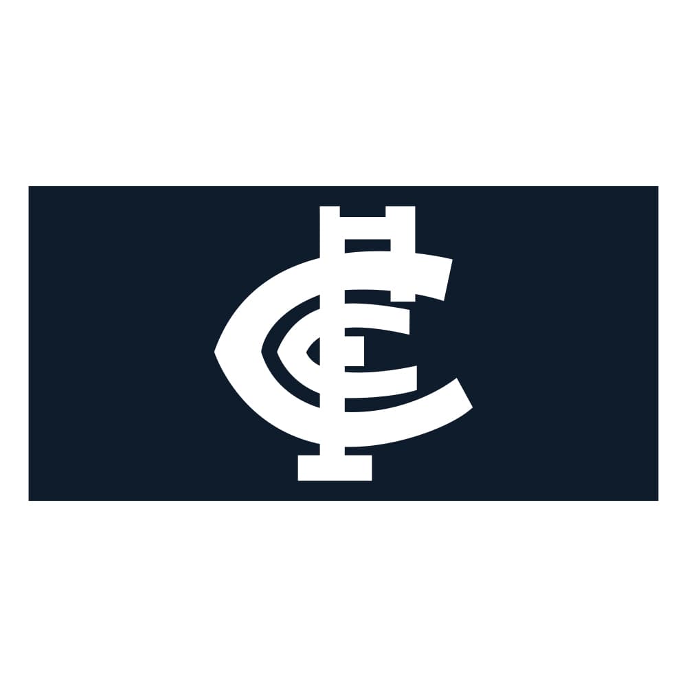 Carlton Blues AFL Team Giant Pole Flag 1800mm by 900mm