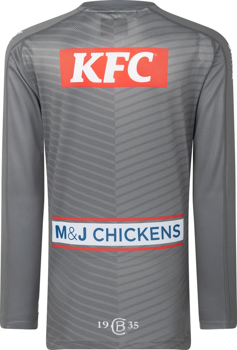 Canterbury Bulldogs NRL Mens Long Sleeve Coaches Training Shirt
