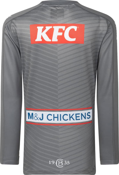 Canterbury Bulldogs NRL Mens Long Sleeve Coaches Training Shirt