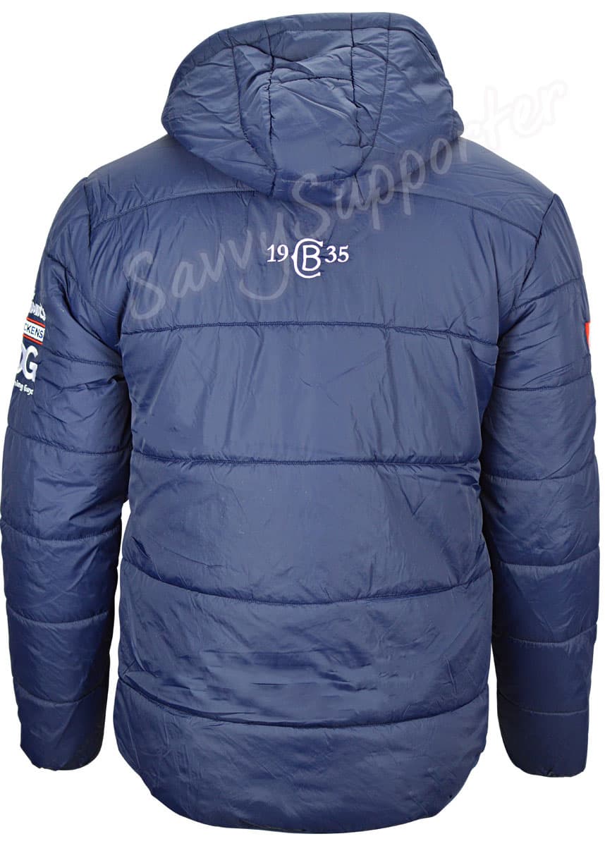 Canterbury Bulldogs NRL Mens Padded Puffer Jacket