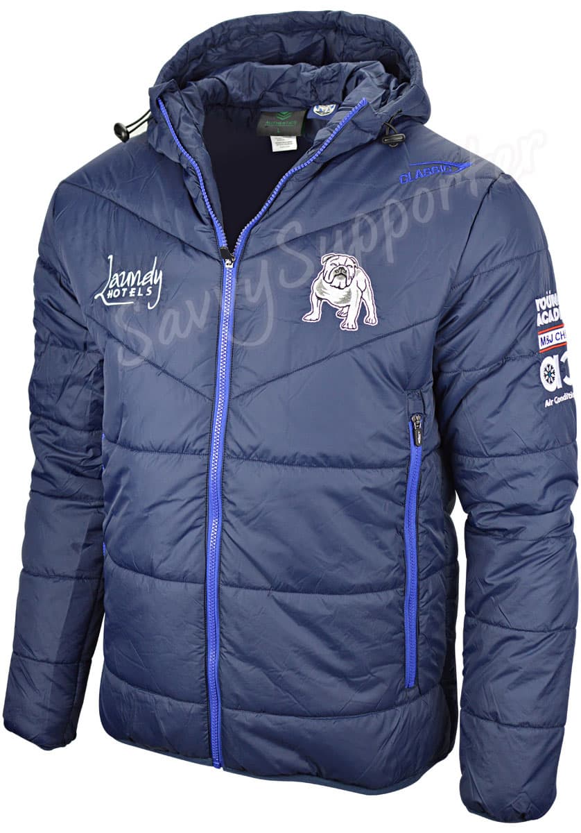 Canterbury Bulldogs NRL Mens Padded Puffer Jacket