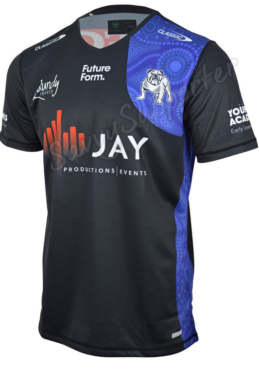 Canterbury Bulldogs 2024 NRL Mens Indigenous Training Shirt