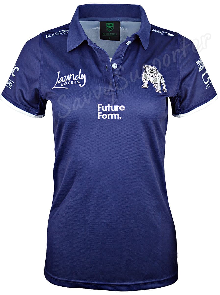 Canterbury Bulldogs 2024 NRL Ladies Media Polo Shirt