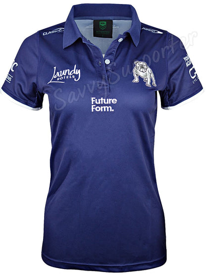 Canterbury Bulldogs 2024 NRL Ladies Media Polo Shirt