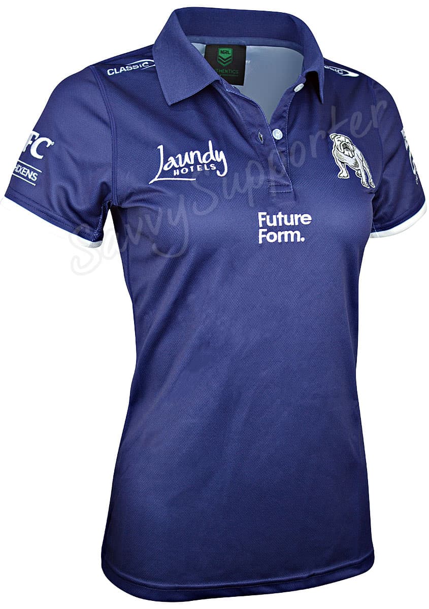 Canterbury Bulldogs 2024 NRL Ladies Media Polo Shirt