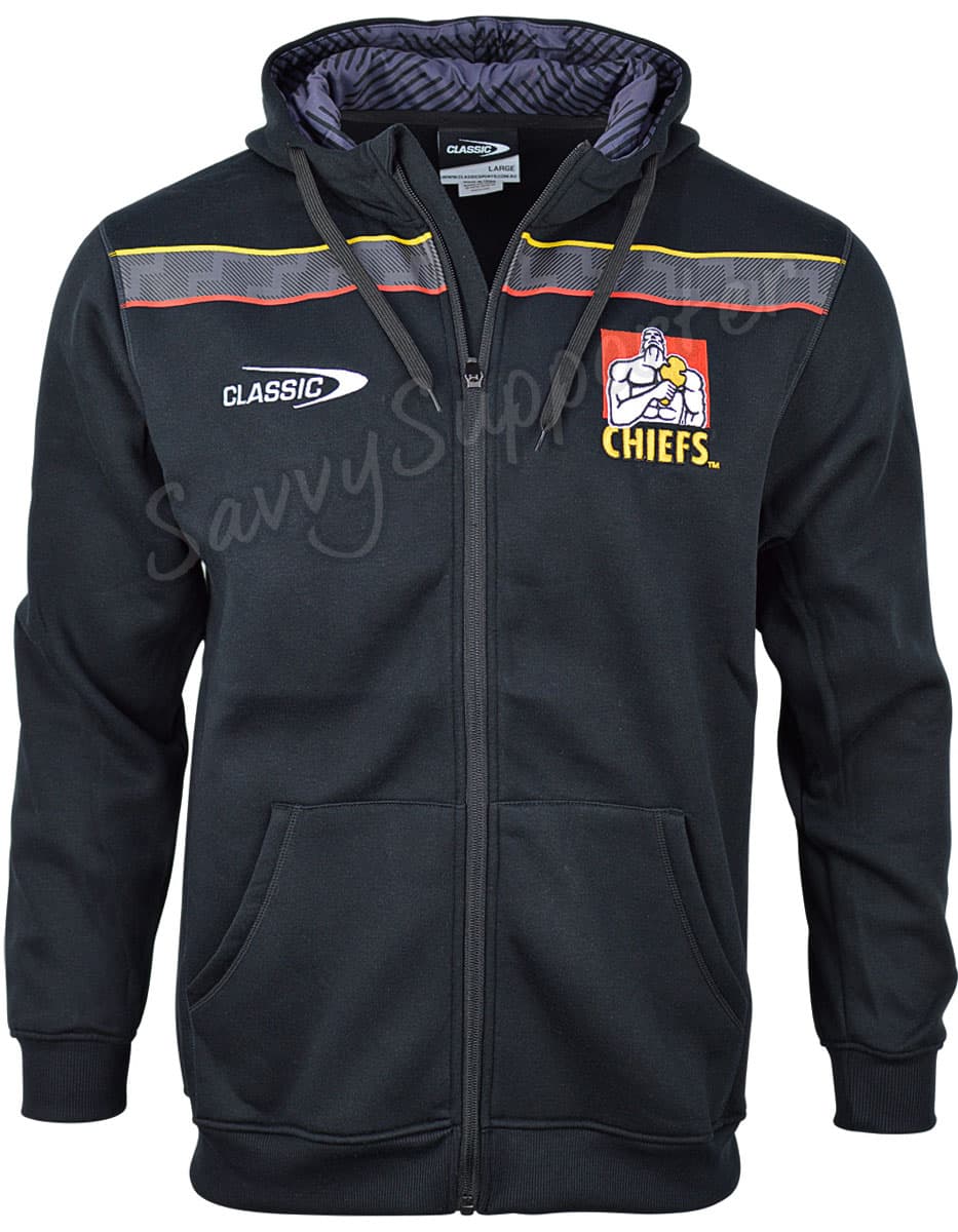 Waikato Chiefs 2024 Rugby Union Mens Players Zip Hoodie