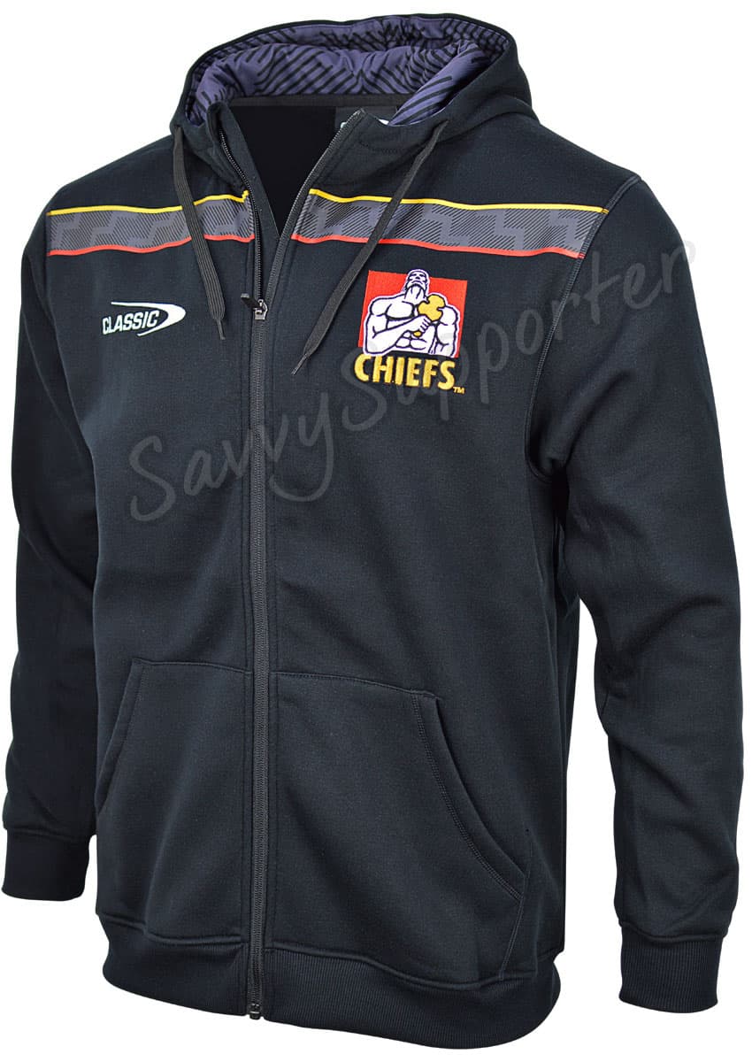Waikato Chiefs 2024 Rugby Union Mens Players Zip Hoodie