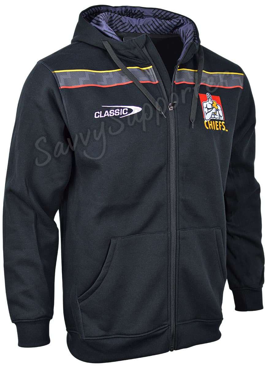 Waikato Chiefs 2024 Rugby Union Mens Players Zip Hoodie