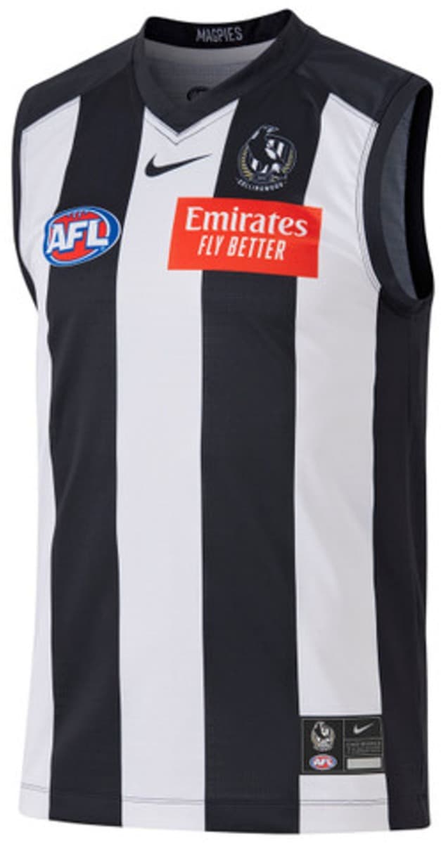 Collingwood Magpies 2025 AFL Mens Home Guernsey