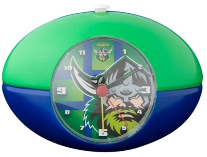 Canberra Raiders NRL Footy Desk Clock