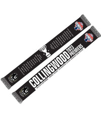 Collingwood Magpies 2023 AFL Premiers Scarf