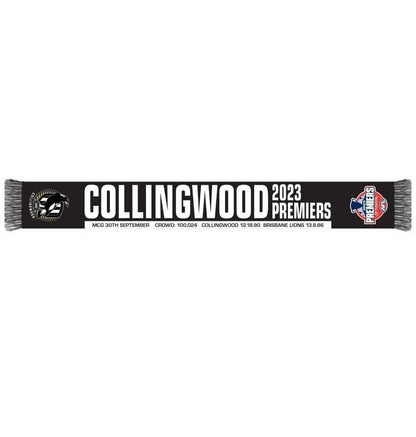 Collingwood Magpies 2023 AFL Premiers Scarf