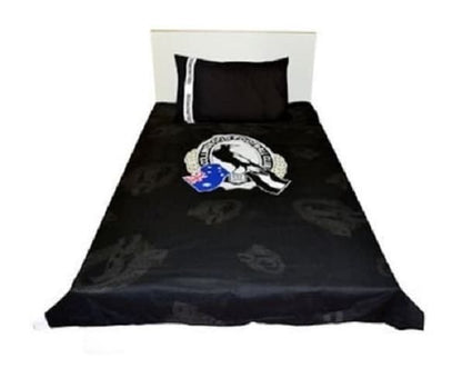 Collingwood Magpies AFL Quilt Single Quilt Cover Set