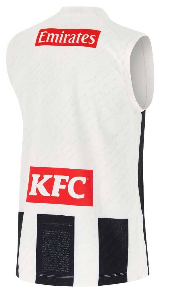 Collingwood Magpies 2025 AFL Mens Anzac Guernsey