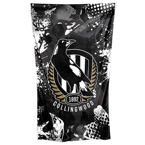 Collingwood Magpies AFL Cape Flag 90cm x 150cm