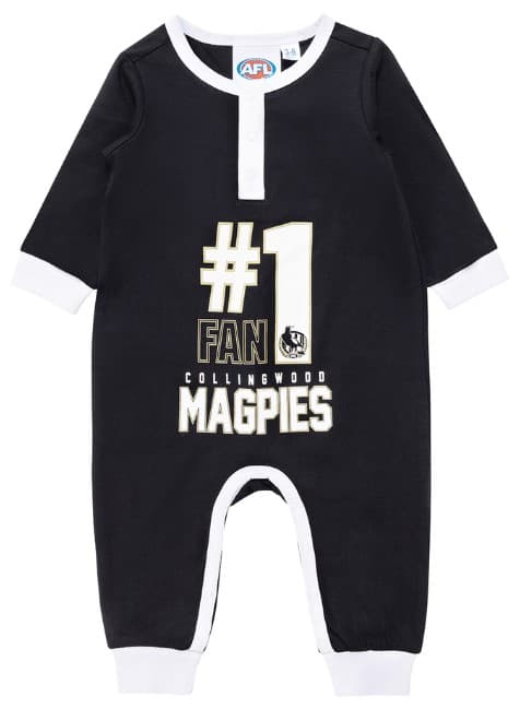 Collingwood Magpies 2023 AFL Baby Romper