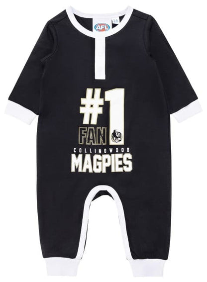 Collingwood Magpies 2023 AFL Baby Romper