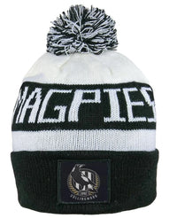 Collingwood Magpies AFL Adults Bar Beanie